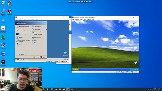 Menghubungkan Client Windows XP dengan Server Windows 2003 Menggunakan Virtual Box смотреть онлайн