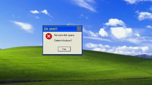 Windows XP gets the blue screen of death смотреть онлайн