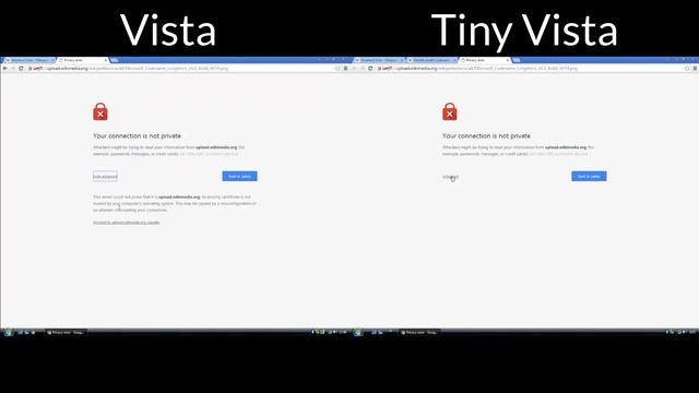 TinyVista Vs. Windows Vista смотреть онлайн