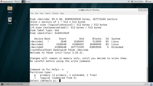 Linux Disk Management adding deletion mount formatting disk fdisk cmd in linux смотреть онлайн