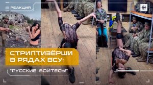 Стриптизёрши в рядах ВСУ: «Русские, бойтесь!»