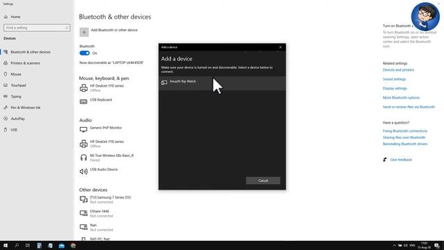 วิธีเปิดใช้งาน Bluetooth Windows 10 | สอนใช้งานบลูทูธ смотреть онлайн