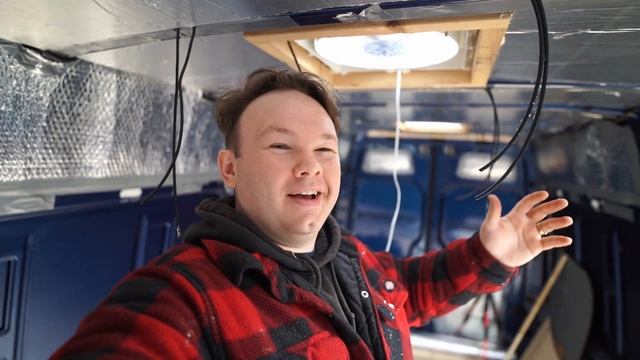 Hold ups & delays...Window Install, Insulation & Cab Shelf - Sprinter Van Conversion Progress Ep.2 смотреть онлайн