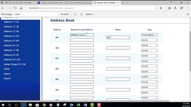 Brother MFC How to Configure Scan to Email Server смотреть онлайн