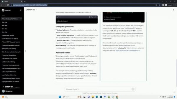 python modbus tcp example