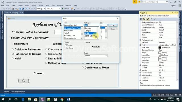 How to make Application of Unit Conversion in Visual Basic.Net Visual Studio? смотреть онлайн