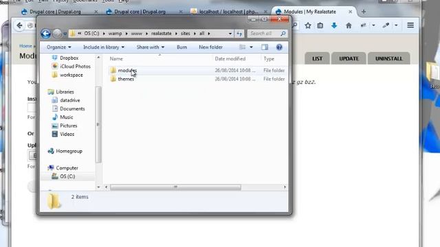 Install Drupal 7 and How to Install Modules смотреть онлайн