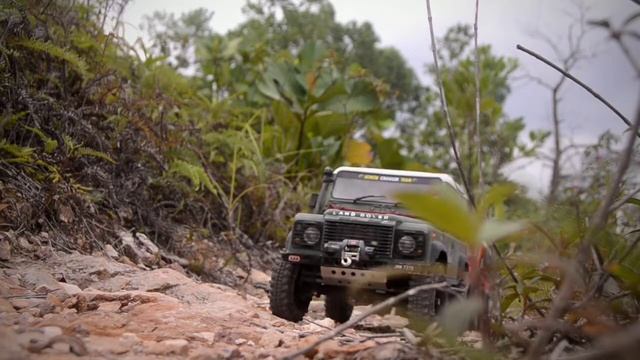 RC Landrover D90 axial SCX10 II смотреть онлайн