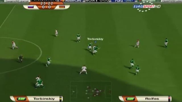 PES 6 Shollym Multi-Patch 2011/2012 Russia-Germany Semi-Final Part 1 смотреть онлайн