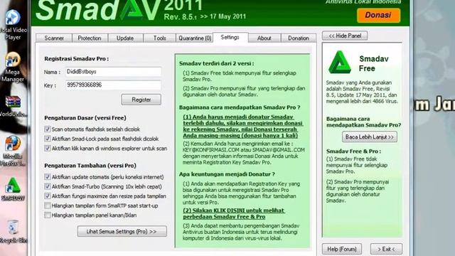 Smadav 8.5 Pro free Keygen.wmv смотреть онлайн
