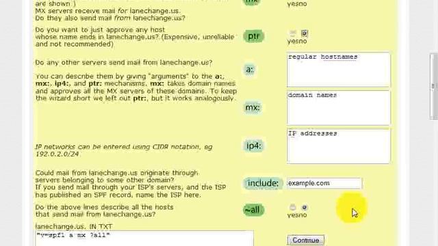 LaneChange.Net - DNS Manager Tutorial on SPF Records смотреть онлайн