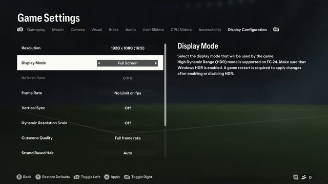 How to Change Display Mode in FC 24 - Fullscreen / Windowed / Borderless #fc24 смотреть онлайн