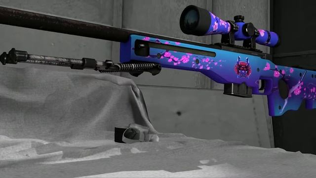 CS: GO Skin: AWP - Sakura Purple Blue Sky смотреть онлайн