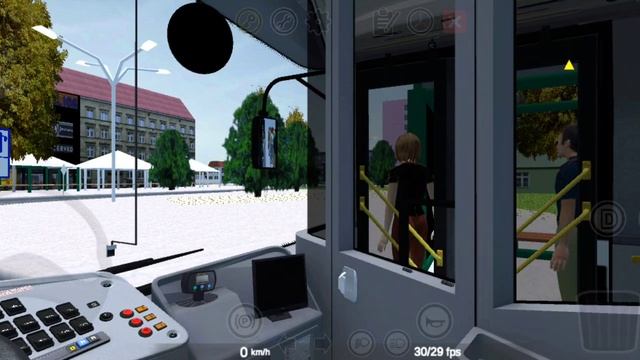 Поездка на новом автобусе ЛиАЗ 5292.67 CNG. Proton bus simulator смотреть онлайн