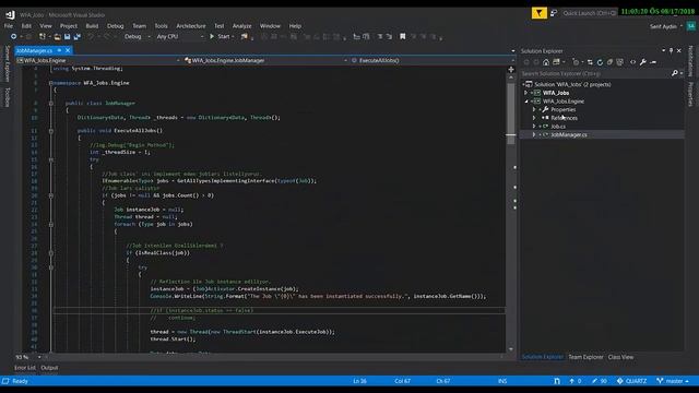 Core & .Net Framework With Quartz & MEF and Thread Process смотреть онлайн