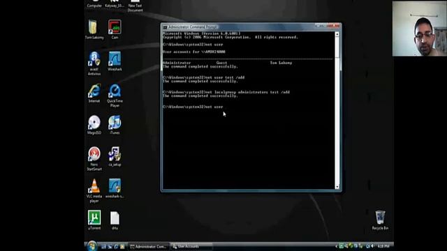 USING THE COMMAND PROMT TO ADD AND DELETE USER ACCOUNTS IN WINDOWS смотреть онлайн