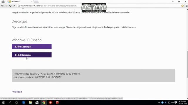 Como Descargar Windows 10 | 32 y 64 Bits | Original y en español смотреть онлайн