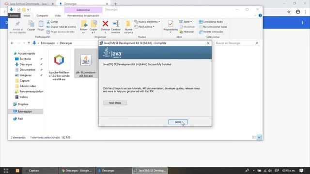 Cómo instalar JDK 14 ☕ junto a Apache Netbeans 12 en Windows 10 - Pensamientos Informáticos 💻 смотреть онлайн