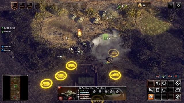 Sudden Strike 4 Gameplay 2 Skirmish(Allied - Armored Doctrine-Beach,Kursk (DLC)) смотреть онлайн