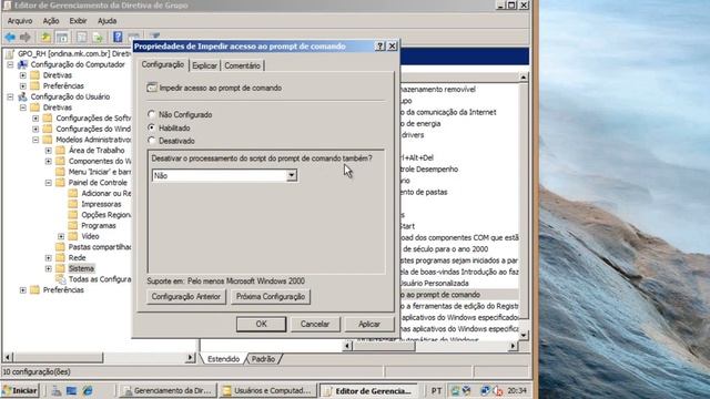 CURSO COMPLETO 2008 SERVER PARTE 9 -GPO parte 1 смотреть онлайн