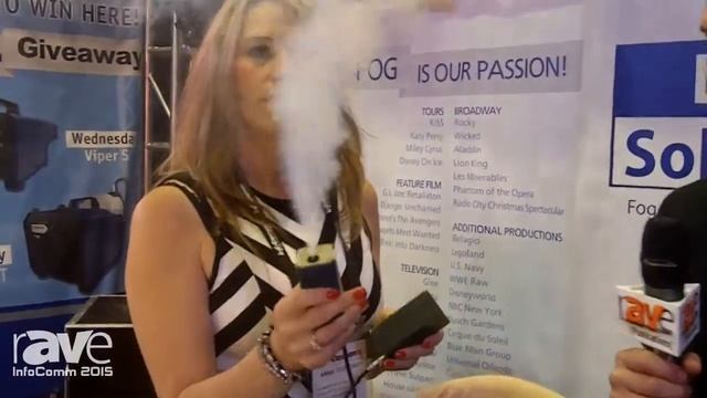 InfoComm 2015: Look Solutions Demonstrates Tiny FX 70 Watt Fogger смотреть онлайн