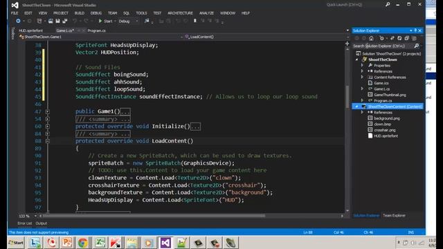 Intro to XNA Game Design Part 7 Adding Sounds смотреть онлайн