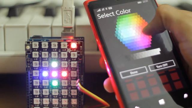 Adafruit NeoPixels + Windows Phone 8