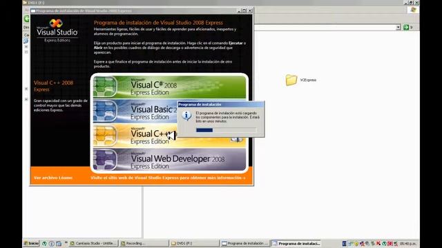 Instalando Visual C++ 2008 1/2 смотреть онлайн