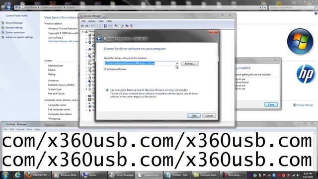 X360USB Pro Driver Install Guide смотреть онлайн