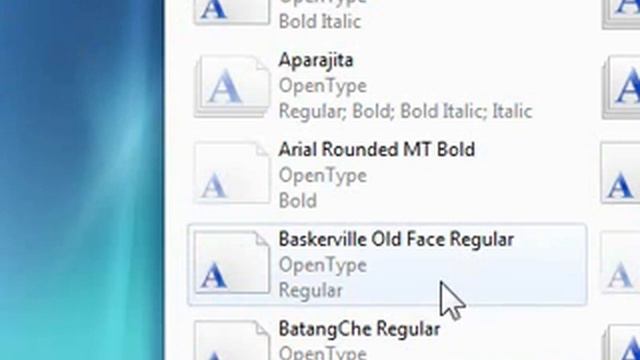 How to set installed fonts that are hidden to be shown in Windows 7 смотреть онлайн
