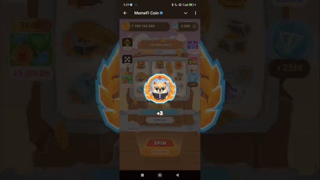 Крутим рулетку MemeFi #memefi #memeficoin #meme #games .mp4