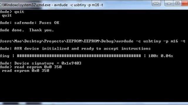 Lectura EEPROM en cmd смотреть онлайн