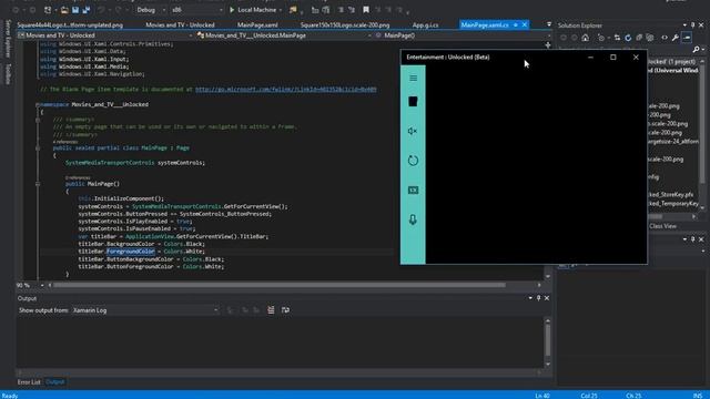 Develop for windows 10 - change title bar color смотреть онлайн