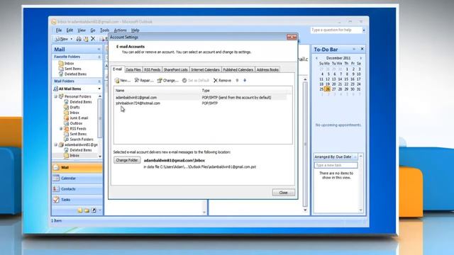 Microsoft® Outlook 2007: How to remove a Windows® Live Hotmail™ account on Windows® 7? смотреть онлайн