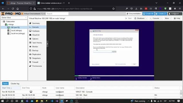 Cómo crear una maquina virtual con windows 10 en Proxmox | Maquina Virtual Windows Gratis | 2022 смотреть онлайн
