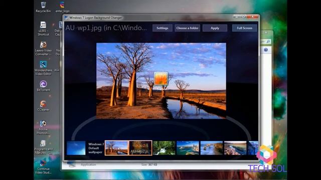 How to change logon screen background in Windows 7 | 2017 смотреть онлайн