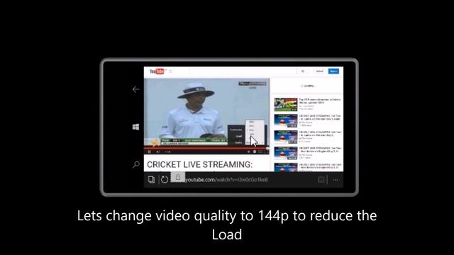 Live Video streaming on Microsoft Edge on Windows 10 Mobile смотреть онлайн