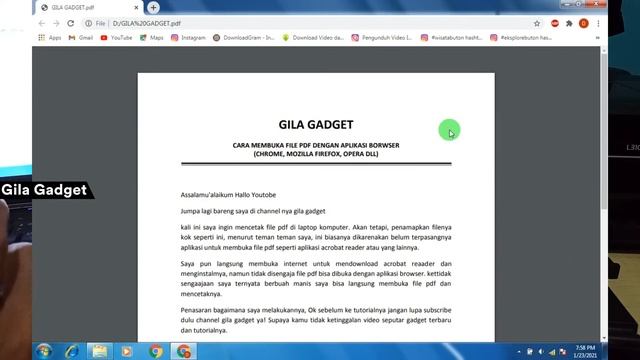 Cara Membuka File Pdf Di Laptop Windows смотреть онлайн