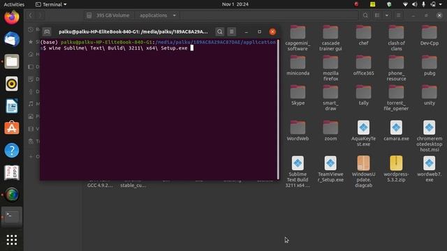 How to Install Windows (exe) files in Ubuntu смотреть онлайн