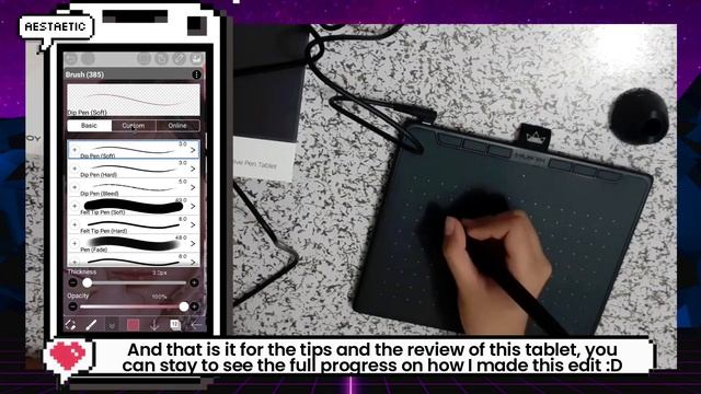 Editing Tips with Huion Inspiroy RTS 300 on IbisPaint X + Review & Unboxing смотреть онлайн