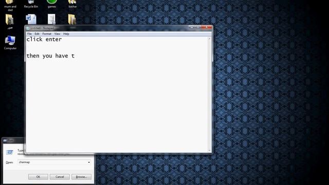 how to run character map on windows seven смотреть онлайн