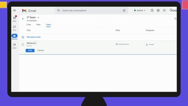 Create & Assign a Task in Google Chat Space смотреть онлайн