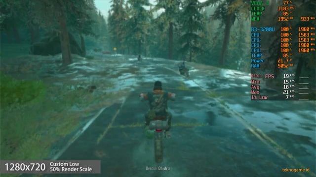 Days Gone | AMD Ryzen 3 3200U Vega 3 | LSFG смотреть онлайн