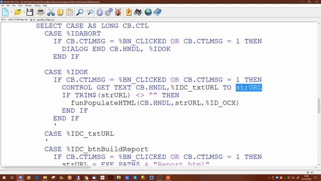 PowerBasic Windows Compiler tutorial Part 9 - Embedded HTML control смотреть онлайн