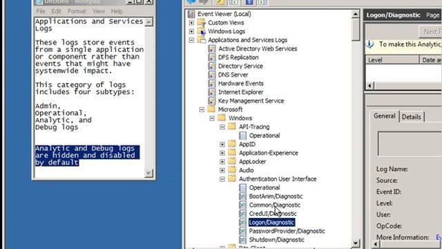 Event Application and Service Logs смотреть онлайн
