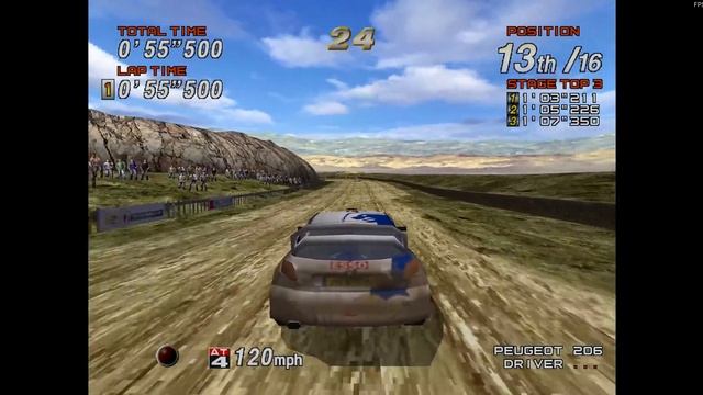 Libretro Cores Quick Look - Flycast Libretro WinCE - Sega Rally 2 смотреть онлайн