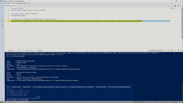 How To Scaffold A PowerShell Module With Plaster смотреть онлайн
