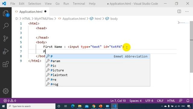 HTML Tutorials : Lecture-3 : First Web Page & Common Controls смотреть онлайн