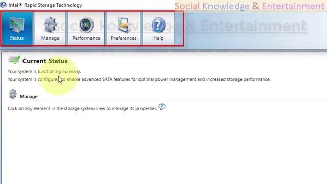 86 intel rapid storage technology Control Panel смотреть онлайн