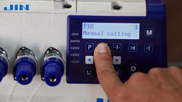 JIN M-1, Часть 9. Обрезка цепочки ниток.